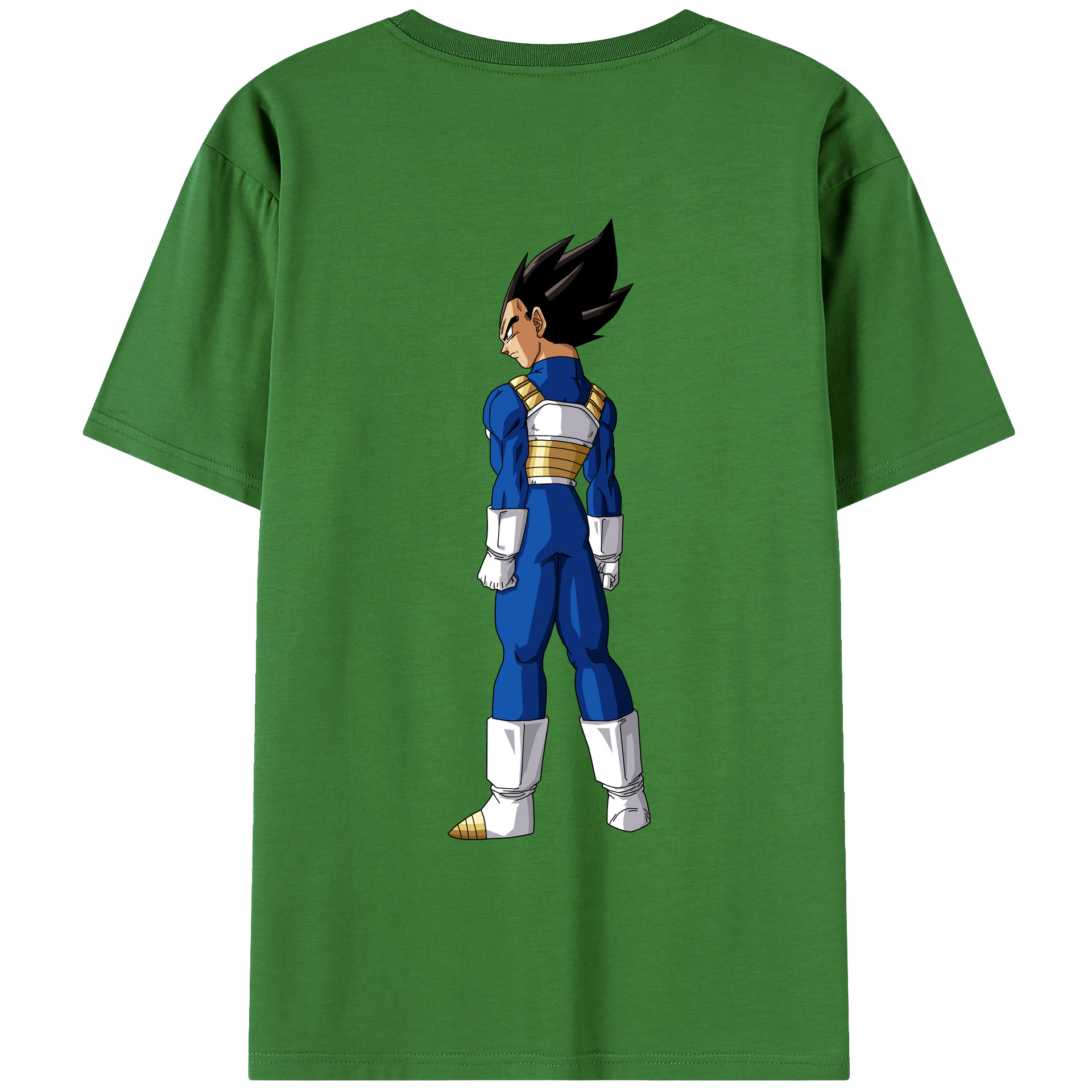 （画像用） ドラゴンボール ベジータ四世（Bejīta Yonsei）DRAGON BALL Vegeta IV レディース半袖Tシャツ(バックプリント)